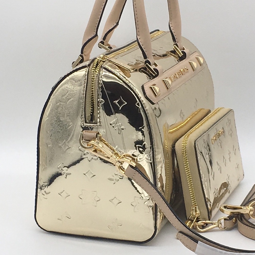 MICHAEL KORS KARA DUFFLE SATCHEL & WALLET SET - Picture 4 of 16